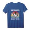 Hit Maxes Evade Taxes - Lustiges Fitness- und Bodybuilding-T-Shirt für Gym-Liebhaber mit Retro-Design