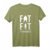 Fit oder Fett Deine Entscheidung - Motivations T-Shirt für Fitness, Sport & Abnehmen, ideales Geschenk für Sportler, Trainer & Fitnessfans