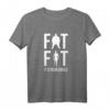 Fit oder Fett Deine Entscheidung - Motivations T-Shirt für Fitness, Sport & Abnehmen, ideales Geschenk für Sportler, Trainer & Fitnessfans