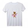 Damen Hund T-Shirt im Comic Style mit Hula Hoop - Süßes Fitness Shirt für Hundeliebhaberinnen & Sportfans, perfektes Geschenk