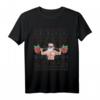 Heavy Liftmas Santa Klaus Bodybuilder Weihnachts T-Shirt – Lustiges Workout-Design für Kraftsportler & Fitnessfans zu Weihnachten