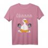 Lustiges Ohmmm Yoga Möwe T-Shirt – Meditations- und Fitness-Outfit für Entspannung, Pilates & Yoga Kurse mit Humor