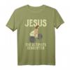 Jesus Deadlift Workout Gym Fitness T-Shirt – Humoriges christliches Geschenk für Glaubensstarke, Pastoren & Fitness-Begeisterte