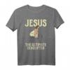 Jesus Deadlift Workout Gym Fitness T-Shirt – Humoriges christliches Geschenk für Glaubensstarke, Pastoren & Fitness-Begeisterte