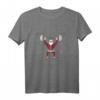 Ugly Christmas Sweater Santa beim Pumpen - Lustiges Fitness-Geschenk für Bodybuilder, Kraftsportler & Fitness-Coaches zu Weihnachten