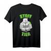 Stofftier T-Shirt mit Old School Design - Lustiges Fitness Motivationsshirt für Bodybuilding, Powerlifting & Fitnesstrainer