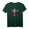 Santa Claus Lifting Fitness Gym Weihnachten T-Shirt für Männer und Frauen – Lustiges Festtags-Outfit für Weihnachtsfeiern