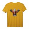 Santa Claus Lifting Fitness Gym Weihnachten T-Shirt für Männer und Frauen – Lustiges Festtags-Outfit für Weihnachtsfeiern