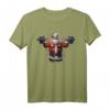 Santa Claus Lifting Fitness Gym Weihnachten T-Shirt für Männer und Frauen – Lustiges Festtags-Outfit für Weihnachtsfeiern