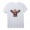 Santa Claus Lifting Fitness Gym Weihnachten T-Shirt für Männer und Frauen – Lustiges Festtags-Outfit für Weihnachtsfeiern
