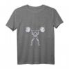 Astronaut Fitness Geschenk für Weltraum- und Universum-Fans – T-Shirt für Wissenschaft, Workout & Mottopartys