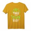 Vegan Fitness T-Shirt - Klassisch geschnitten mit doppeltem Saum für aktive Veganer