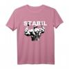 Bodybuilding Fitness Cooler Spruch Stabil T-Shirt – Motivationsshirt für Kraftsport und Fitnessfanatiker