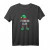 Fitness Elfe Partnerlook Familien Outfit Frauen Weihnachten T-Shirt – Lustiges Weihnachtsgeschenk für Familie, Freundin & Partner