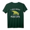 Dinosaurier T-Rex Hates Push Ups Fitness Gym Workout T-Shirt – Lustiges Sportshirt für Männer, Frauen & Kinder