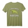 Dinosaurier T-Rex Hates Push Ups Fitness Gym Workout T-Shirt – Lustiges Sportshirt für Männer, Frauen & Kinder