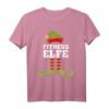 Fitness Elfe Weihnachtself T-Shirt - Lustiges Partner- und Familienmotiv für Weihnachten, Weihnachtsmann & Weihnachtselfen