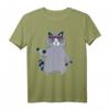 Waschbär Workout Training Sport Fitness Lustig Witzig Spaß T-Shirt – Humoriges Fitness-Shirt für Training und Spaß