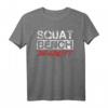Powerlifting Workout T-Shirt für Squat, Bankdrücken & Kreuzheben – Sportbekleidung für Krafttraining