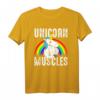 Unicorn Muscles Body Building Lustiges Gym T-Shirt - Perfektes Geschenk für Bodybuilder, Fitness Freaks & Motivationsshirt für das neue Jahr