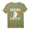 Unicorn Muscles Body Building Lustiges Gym T-Shirt - Perfektes Geschenk für Bodybuilder, Fitness Freaks & Motivationsshirt für das neue Jahr