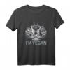 Vegan Gym - Animals Power Gorilla T-Shirt für Fitness & Bodybuilding - Tierliebe Kraftshirt