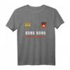 Hong Kong Fußballtrikot & Flagge T-Shirt – Nationalstolz, Souvenir & Geschenk für Fußballfans
