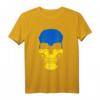 Ukraine Fahne Flagge Fußball Skull Totenkopf 2020 T-Shirt – Patriotisches Fan-Shirt für Ukrainer mit Fußballliebe