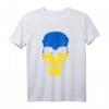 Ukraine Fahne Flagge Fußball Skull Totenkopf 2020 T-Shirt – Patriotisches Fan-Shirt für Ukrainer mit Fußballliebe