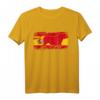 Spanien Espana Flagge Stier Fußball Fan Souvenir T-Shirt – Perfektes Geschenk für Spanien-Fans und Fußballliebhaber