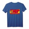 Spanien Espana Flagge Stier Fußball Fan Souvenir T-Shirt – Perfektes Geschenk für Spanien-Fans und Fußballliebhaber