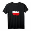 Vintage Polen 2021 Retro polnische Flagge Fußball T-Shirt – Fan-Design für polnische Supporter, Trainer & Fußballliebhaber