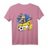 Dabbing Hund Ukraine Fußball Mannschaft T-Shirt mit Flagge – Lustiges Supporter-Shirt für Fußballfans und Tierliebhaber