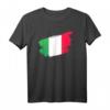 Italien Italia Italy Fußball Fan T-Shirt mit Flagge - Perfekt für Italien-Fans & Unterstützer bei Großevents