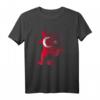 Türkei Fußballer Fußballspieler T-Shirt - Fanartikel mit türkischer Fahne für Unterstützung bei Spielen und Turnieren
