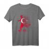 Türkei Fußballer Fußballspieler T-Shirt - Fanartikel mit türkischer Fahne für Unterstützung bei Spielen und Turnieren