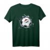Ungarn Fußball in Rissiger Wand - Lustiges ungarisches Flaggen Sport T-Shirt für Fußballfans, Spieler & Trainer
