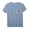 Italien Herz T-Shirt – Zeige deinen italienischen Stolz mit Herzschlag-Design für Fans, Familie & Reisen nach Italien