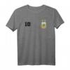 Argentinien Flaggen-Trikot Vintage Fußball Remera - Supporter T-Shirt für Fans, Patrioten & Geschenk für Argentinien-Liebhaber