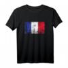 Frankreich Flagge Französische Fahne Geschenk Fußball-Fan T-Shirt – Patriotisches Supporter-Shirt für Fans bei Spielen und Events