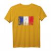 Frankreich Flagge Französische Fahne Geschenk Fußball-Fan T-Shirt – Patriotisches Supporter-Shirt für Fans bei Spielen und Events