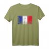 Frankreich Flagge Französische Fahne Geschenk Fußball-Fan T-Shirt – Patriotisches Supporter-Shirt für Fans bei Spielen und Events