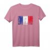 Frankreich Flagge Französische Fahne Geschenk Fußball-Fan T-Shirt – Patriotisches Supporter-Shirt für Fans bei Spielen und Events