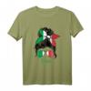 Italienisches Mädchen T-Shirt mit Flagge - Stolzes Italien Heritage Damen Shirt