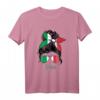 Italienisches Mädchen T-Shirt mit Flagge - Stolzes Italien Heritage Damen Shirt