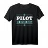 Pilot Ausbildung Flugzeug Flieger T-Shirt – Perfektes Geschenk für Flugschüler und angehende Piloten zum Abschluss der Flugprüfung
