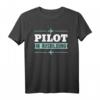 Pilot Ausbildung Flugzeug Flieger T-Shirt – Perfektes Geschenk für Flugschüler und angehende Piloten zum Abschluss der Flugprüfung