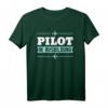 Pilot Ausbildung Flugzeug Flieger T-Shirt – Perfektes Geschenk für Flugschüler und angehende Piloten zum Abschluss der Flugprüfung