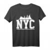 New York City Stadt NYC Amerika Fliegen Reisen T-Shirt - Klassisch geschnitten, doppelt genähter Saum