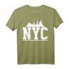 New York City Stadt NYC Amerika Fliegen Reisen T-Shirt - Klassisch geschnitten, doppelt genähter Saum